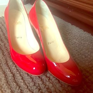 Christian Louboutin Red Patent Heels